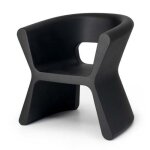 Pal sillon fauteuil vondom noir Pal sillon fauteuil vondom noir