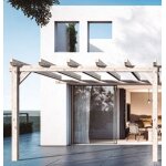 Pergola adossée en bois brut sevilla 5x4m 20m2 Pergola adossée en bois brut sevilla 5x4m 20m2