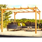 Pergola autoport�e en bois linares 6x4m 24m2