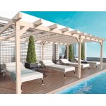 Pergola autoport�e en bois marsella 600x400cm 24m2