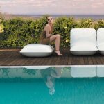 Pillow puff pouf vondom blanc