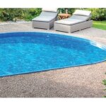 Piscine ovale ibiza azuro 11mx5m h150 liner bleu Piscine ovale ibiza azuro 11mx5m h150 liner bleu