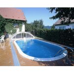 Piscine ovale ibiza azuro 12mx6m h150cm enterrée avec filtre à sable Piscine ovale ibiza azuro 12mx6m h150cm enterrée avec filtre à sable