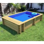 Piscine pool'n box junior en bois 374x247 bwt mypool