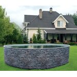 Piscine ronde azuro stone design 3, 66x1. 2m