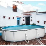 Piscine hors sol toi majorque ovale 640x366xh120 avec kit complet Piscine hors sol toi majorque ovale 640x366xh120 avec kit complet