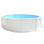 Piscine hors sol toi prestige ronde 350x120 blanc Piscine hors sol toi prestige ronde 350x120 blanc