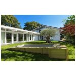Piscine urbaine procopi en bois 420 x 350 x h 133 couverture Piscine urbaine procopi en bois 420 x 350 x h 133 couverture