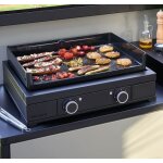 Plancha electrique forge adour modern 60 acier noir