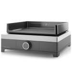 Plancha gaz forge adour modern 45 acier 5000 w plaque en fonte