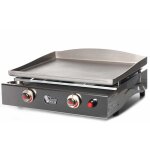 Plancha gaz tonio lagoa 2 feux caisson et plaque inox Plancha gaz tonio lagoa 2 feux caisson et plaque inox