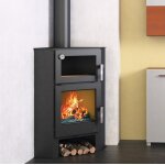Poêle d'angle à bois bronpi lerma 9kw avec four Poêle d'angle à bois bronpi lerma 9kw avec four