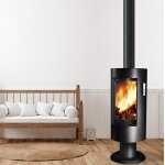 Poêle à bois chloe sur pied supra 7. 1kw Poêle à bois chloe sur pied supra 7. 1kw