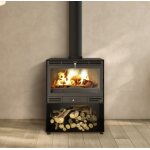 Poêle à bois ferlux afar en fonte avec bûcher 15. 9 kw Poêle à bois ferlux afar en fonte avec bûcher 15. 9 kw