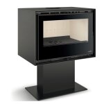 Poêle à bois ferlux enya 49 pied central 8. 2 kw Poêle à bois ferlux enya 49 pied central 8. 2 kw