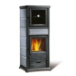 Pole  bois avec four nordica extraflame rossella plus 9. 1kw pierre