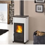 Poêle à bois nordica extraflame tea 6. 6kw blanc Poêle à bois nordica extraflame tea 6. 6kw blanc