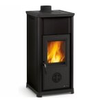 Poêle à bois nordica extraflame tea 6. 6kw noir anthracite Poêle à bois nordica extraflame tea 6. 6kw noir anthracite