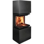 Po�le � bois scandinavian 65 sbh a. caminetti 3 faces vitr�es