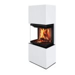 Po�le � bois scandinavian 65 swh a. caminetti 3 faces vitr�es