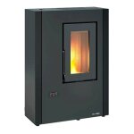Po�le � granul�s �troit ventil� luisella 5. 0 maxi extraflame 7kw noir