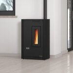 Poêle à granulés étroit ventilé la nordica extraflame luisella 5kw Poêle à granulés étroit ventilé la nordica extraflame luisella 5kw