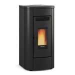 Poêle à granulés ventilé la nordica extraflame klaudia 8kw noir Poêle à granulés ventilé la nordica extraflame klaudia 8kw noir