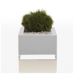 Pot jardinière vela land h40 vondom blanc Pot jardinière vela land h40 vondom blanc