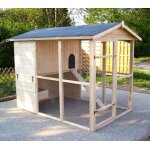 Poulailler grande taille de jardin en bois 6 - 10 poules habrita 3. 90m2 Poulailler grande taille de jardin en bois 6 - 10 poules habrita 3. 90m2