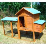 Poulailler de jardin en bois 5 - 8 poules habrita 2. 13m2 bi - corps Poulailler de jardin en bois 5 - 8 poules habrita 2. 13m2 bi - corps