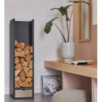 Range - bûches edgar noir pierre des sables dixneuf design Range - bûches edgar noir pierre des sables dixneuf design