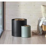 Range - bûches jumo noir et vert sauge dixneuf design Range - bûches jumo noir et vert sauge dixneuf design