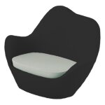 Sabinas fauteuil vondom noir Sabinas fauteuil vondom noir