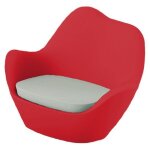Sabinas fauteuil vondom rouge Sabinas fauteuil vondom rouge
