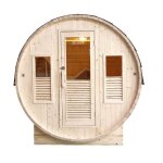 Sauna extérieur gaïa bella 3 places holl?s en epicea Sauna extérieur gaïa bella 3 places holl?s en epicea