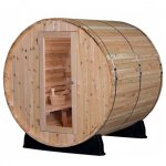 Sauna extérieur tonneau sentiotec à vapeur pinnacle Sauna extérieur tonneau sentiotec à vapeur pinnacle