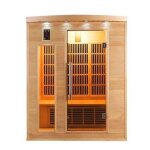 Sauna infrarouge apollon quartz 3 places france sauna