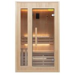 Sauna vapeur zen 2 places led pack complet 3. 5kw france sauna