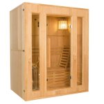Sauna vapeur zen 3 places pack complet 4. 5kw black wall france sauna Sauna vapeur zen 3 places pack complet 4. 5kw black wall france sauna