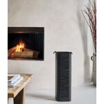 Serviteur taikal acier noir givr avec accessoires dixneuf design