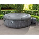 Spa gonflable intex baltik bulles luxe gris cérusé 4 places Spa gonflable intex baltik bulles luxe gris cérusé 4 places