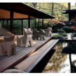 Statue design fox kokitsune origami vondom Statue design fox kokitsune origami vondom