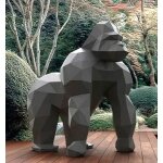 Statue design gorille saru origami vondom Statue design gorille saru origami vondom