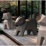 Statue design kitten koneko origami vondom