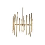 Suspension home esprit doré métal acier 74 x 74 x 138 cm Suspension home esprit doré métal acier 74 x 74 x 138 cm
