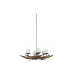 Suspension home esprit fer bois de teck 130 x 130 x 35 cm Suspension home esprit fer bois de teck 130 x 130 x 35 cm