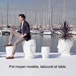 Table adan vondom blanc Table adan vondom blanc