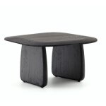 Table basse en bois de chêne finition noire pita veryforma Table basse en bois de chêne finition noire pita veryforma