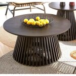 Table basse en bois mindy noir jet 80cm veryforma Table basse en bois mindy noir jet 80cm veryforma