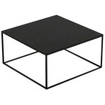Table basse carrée pixel vondom dekton kelya noir et pieds noirs Table basse carrée pixel vondom dekton kelya noir et pieds noirs
